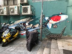 07B Christian Storm - One koi fish and boat street art Hong Kong